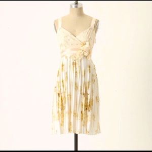 NWT Anthropologie Deletta Summer Floral Dress MEDIUM